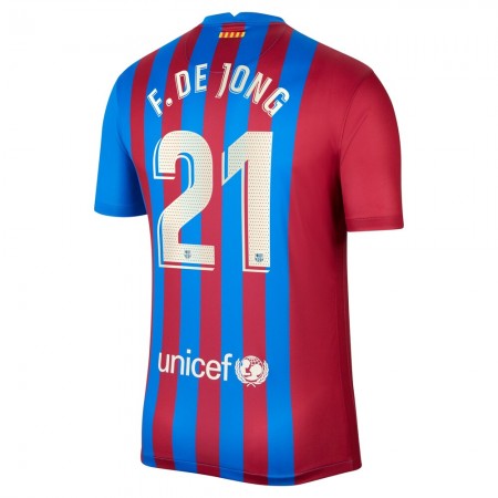 FC Barcelona Frenkie de Jong 21 Domaći Nogometni Dres 2021-2022